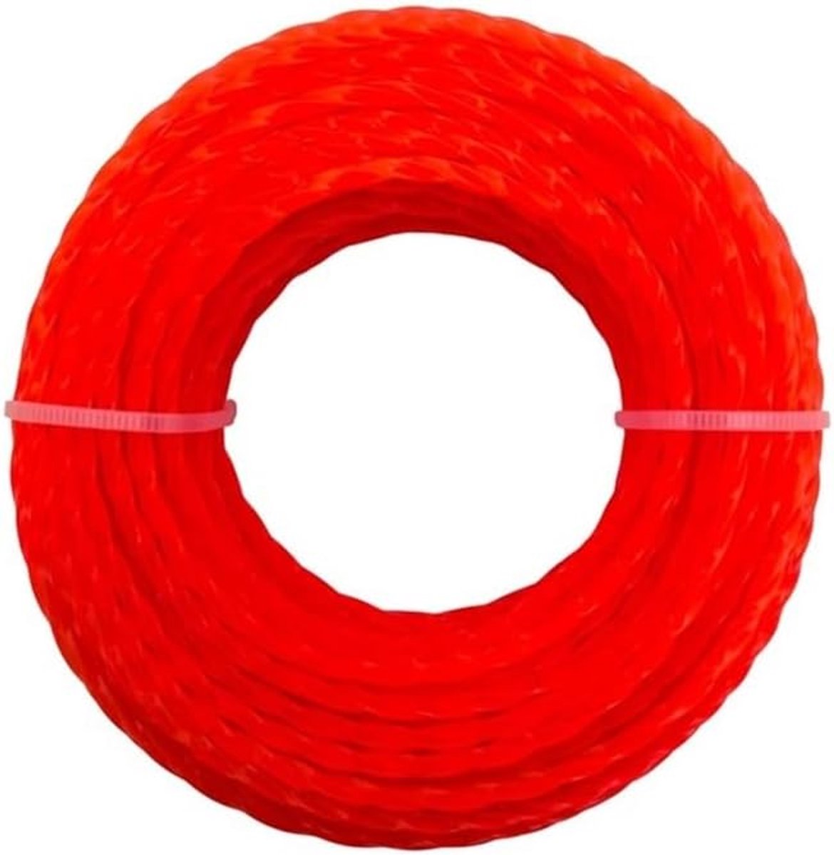 Trimmer Lijn - Gras Touw - Tuin Onderhoud - Spiraalvormig Ontwerp - 15 Meter - Rood