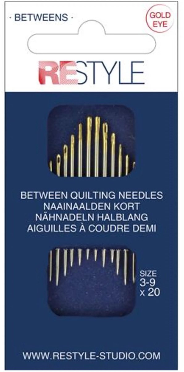 ReStyle 015.10310 Betweens naainaalden kort 3 -9, 20 stuks