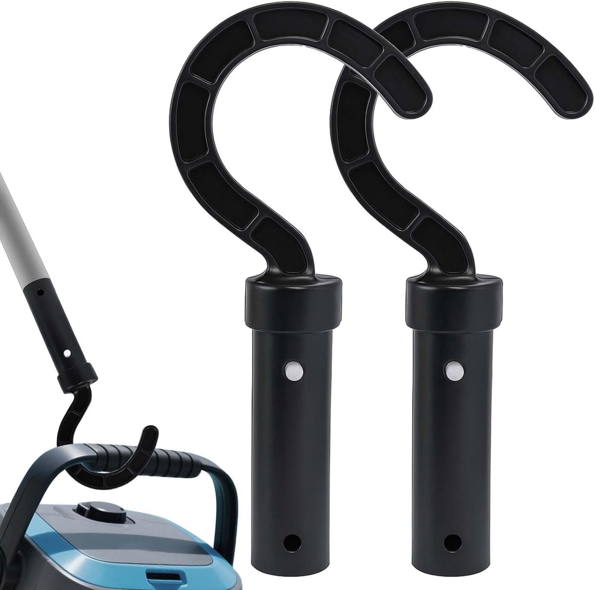 SnelShoppen - 2 Stuks Pool Robot Hooks - Universele Telescopische Poolreinigingshaken - Duurzame Polypropyleen Materialen - Voor Alle Robot Poolreinig