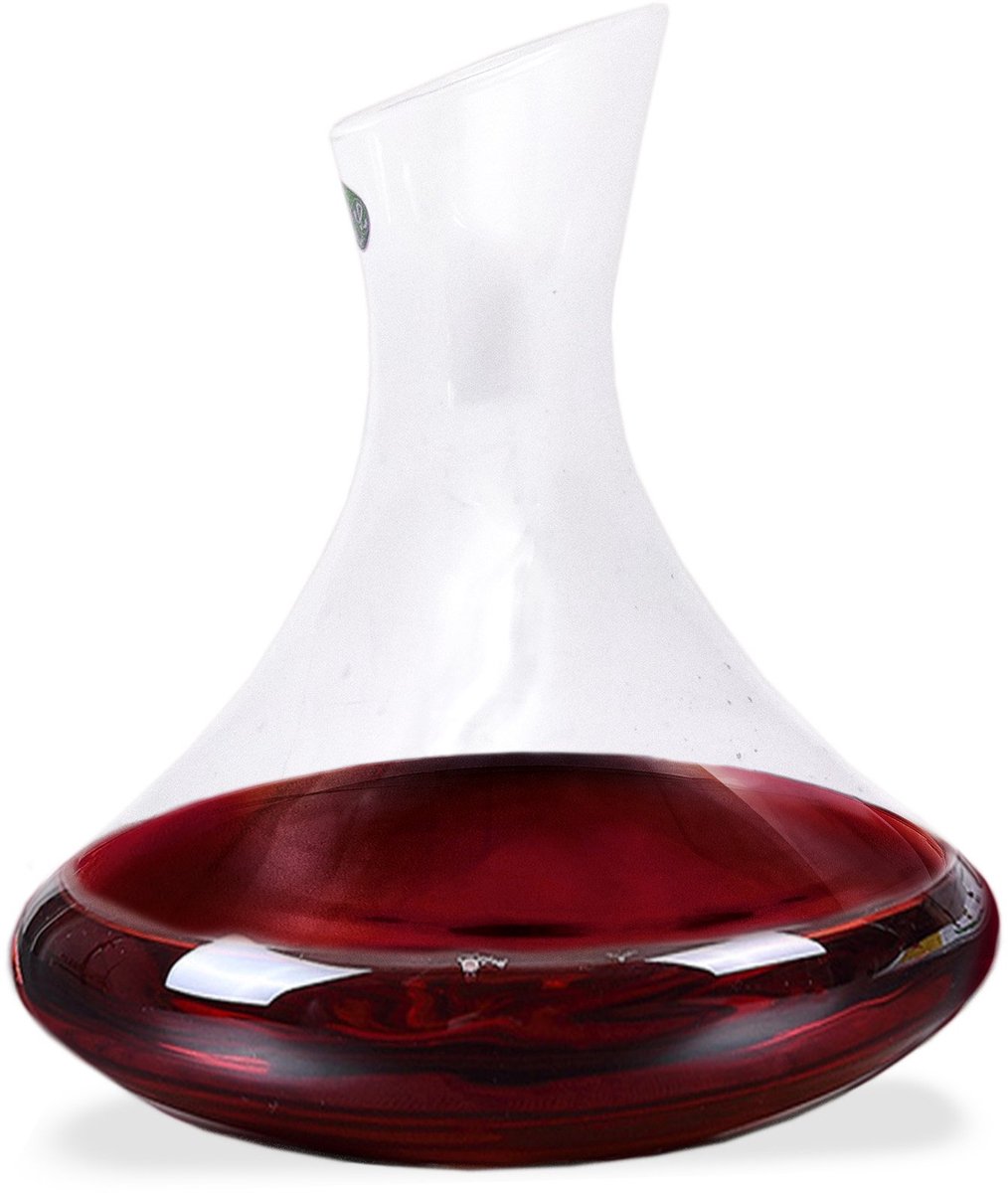 SnelShoppen - Glazen Decanteerkaraf 1,5 Liter - Wijn Beluchter met Accessoires - Perfect voor Feest, Keuken, Tuin - Elegante Drinkaccessoires