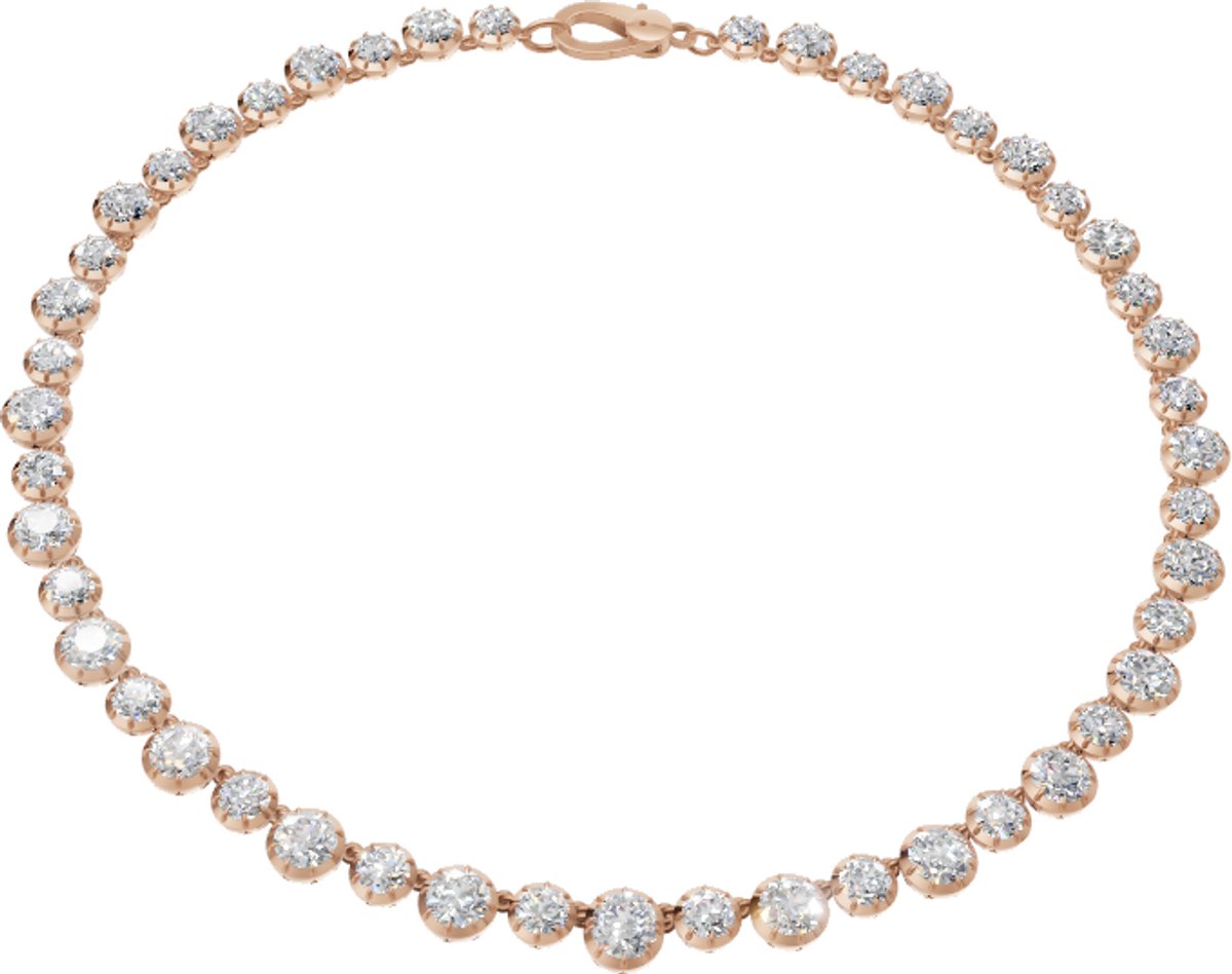 Mr O Atelier The Grace (Link Crystal Necklace) Rose gold