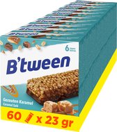 B'tween Gezouten Karamel - Mueslirepen - Muesli - 60 repen x 23 gram