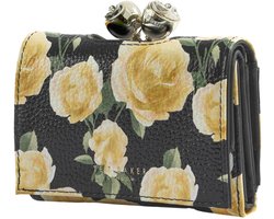 Ted Baker Leren portemonnee Albo Printed Small Bobble Purse Black veelkleurig