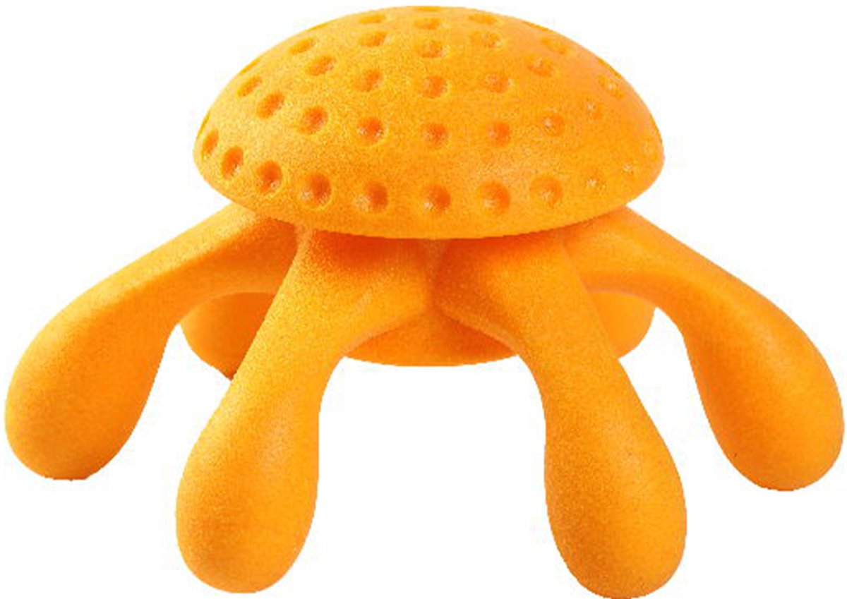 Kiwi Walker Octopus voor honden TPR - drijvend - in het water of als apporteerspeeltje - tandverzorgend - sterk - 20 cm - duurzaam