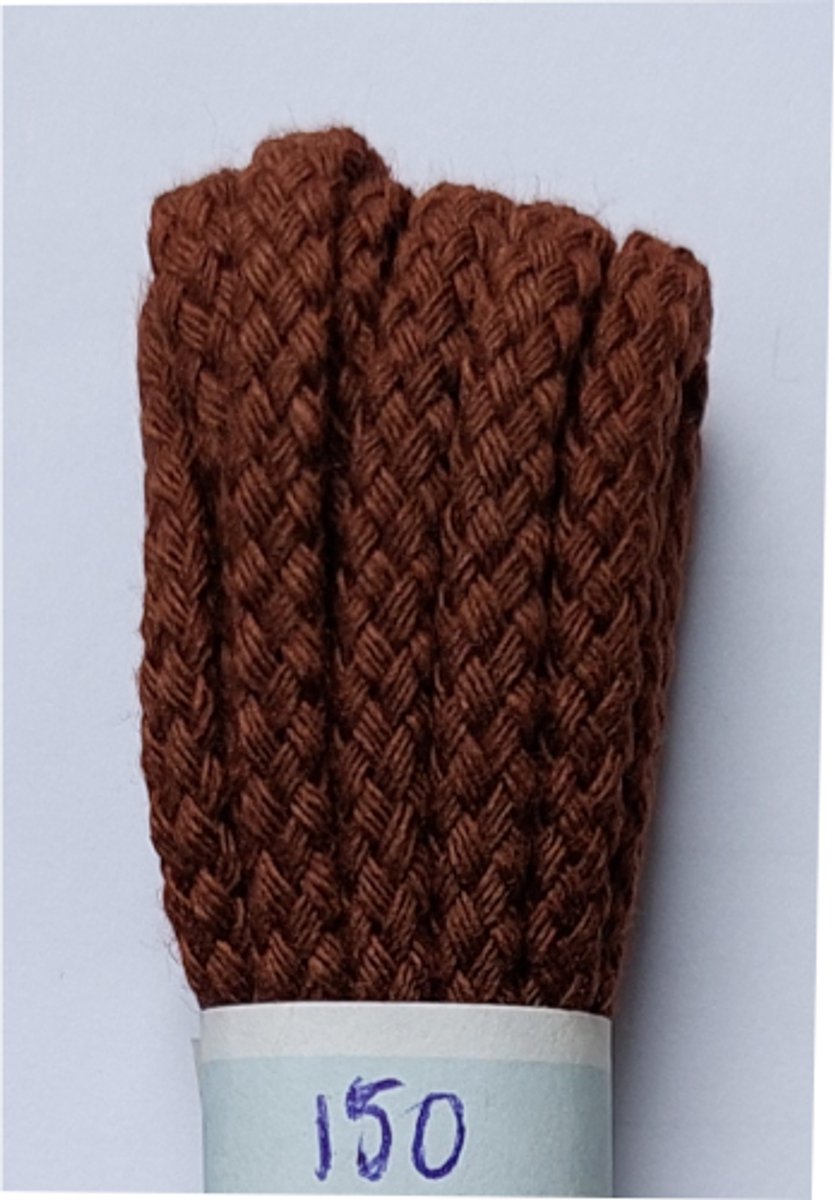 Gala Veter - Middel Bruin - Rond - Koord Veters - Lengte 150 cm - Dikte 4 mm - Schoenveter