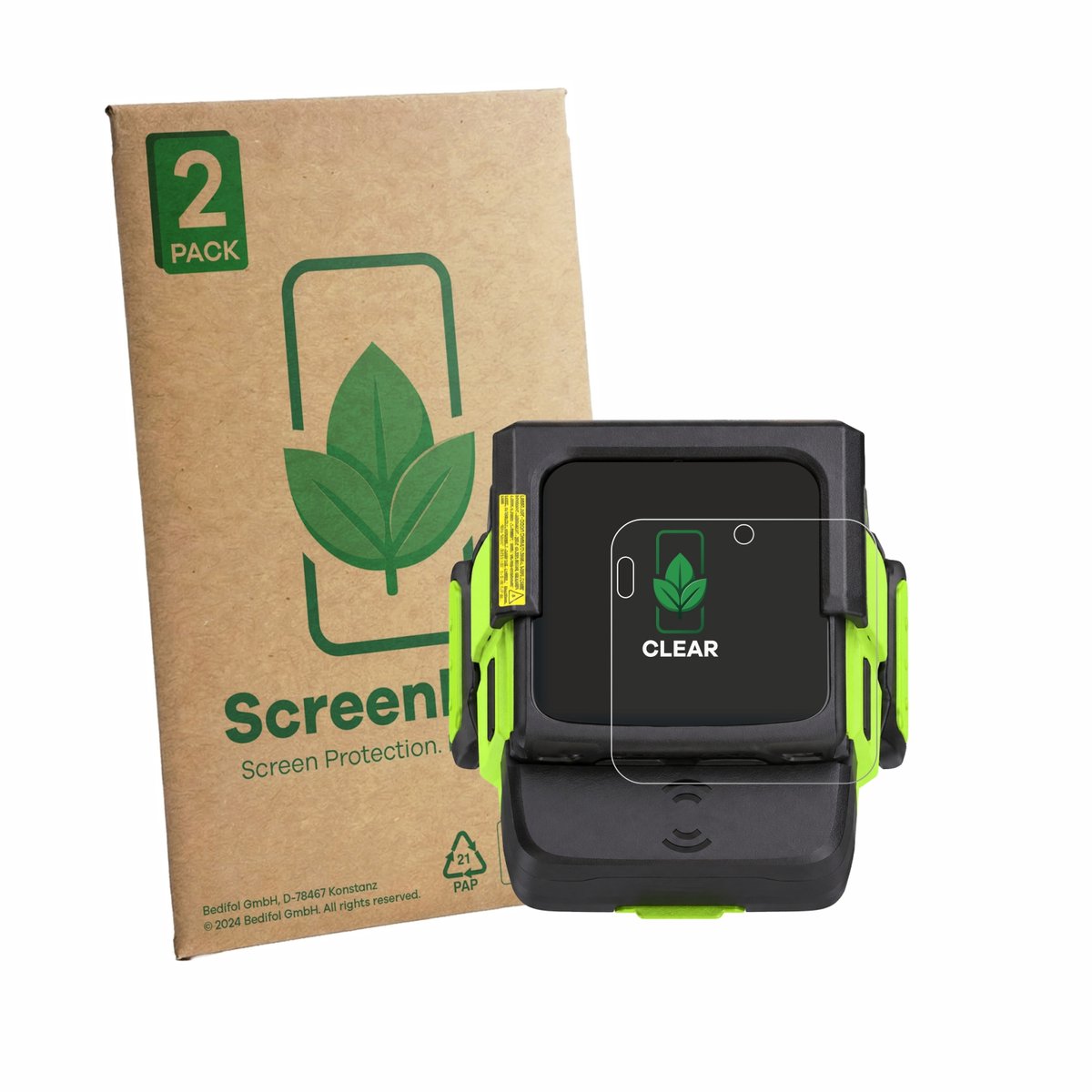 2 Stuks Screenprotector voor Zebra WS501 - Hoogwaardige Beschermfolie transparant