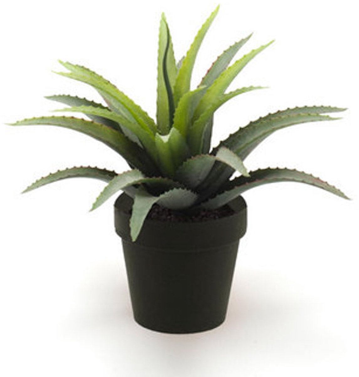 Emerald - Kunstplant in pot Agave groen 18cm - Kunstplant voor binnen