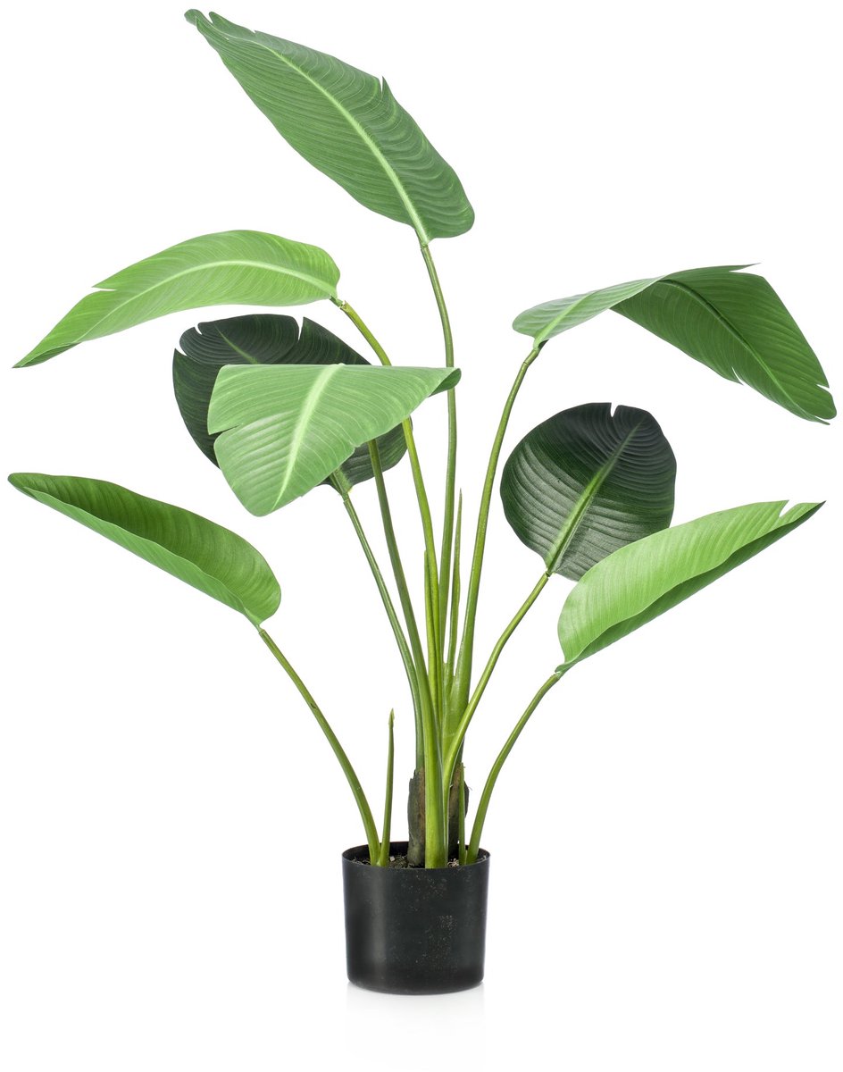 Emerald Kunstplant Strelitzia 120cm - Kunstplant voor binnen Groen