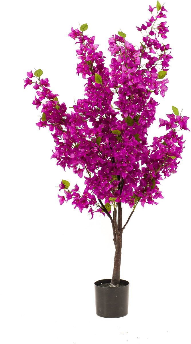 Emerald Kunstboom Bougainvillea paars 145cm - Kunstplant voor binnen