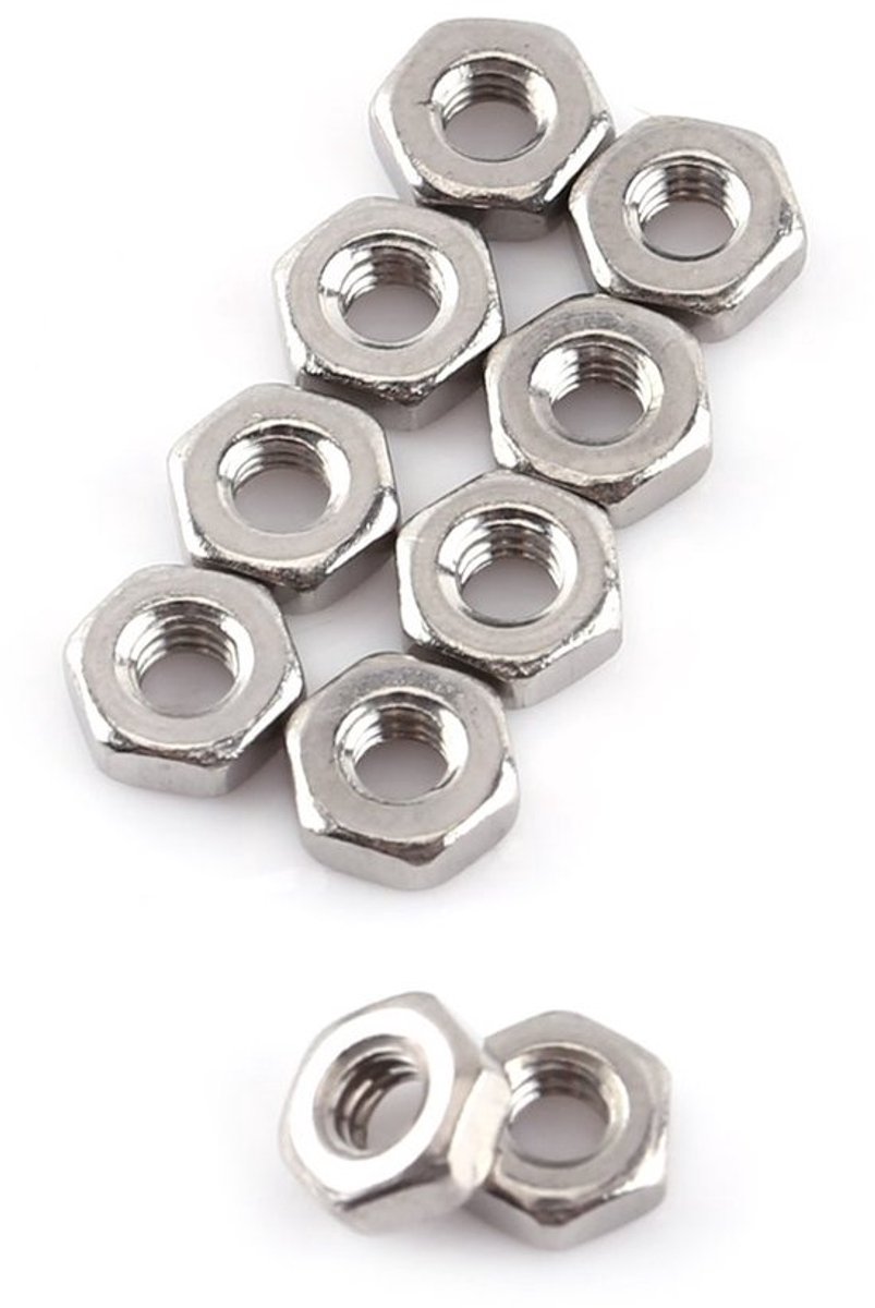 Schroeven A2 Roestvrij Staal - Hex Schroeven - Bevestigingsmateriaal - Assortiment - Korte Kop - Corrosiebestendig - Bevestigingsmiddelen