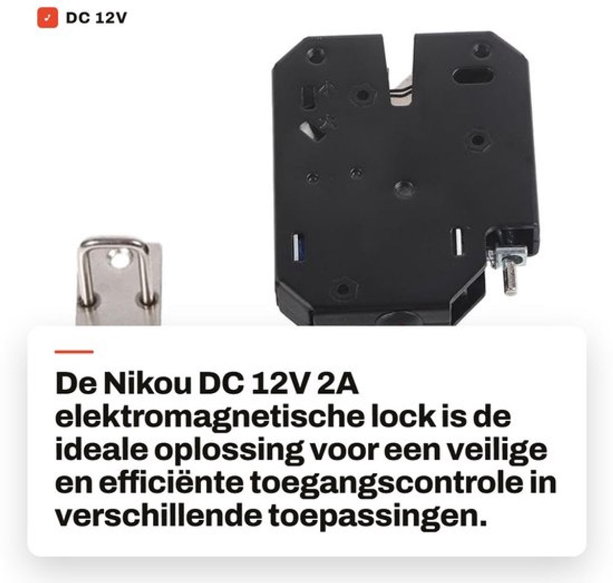 DC 12V 2A Elektronisch Lock voor Kast en Lade - Toegangscontrole Systeem