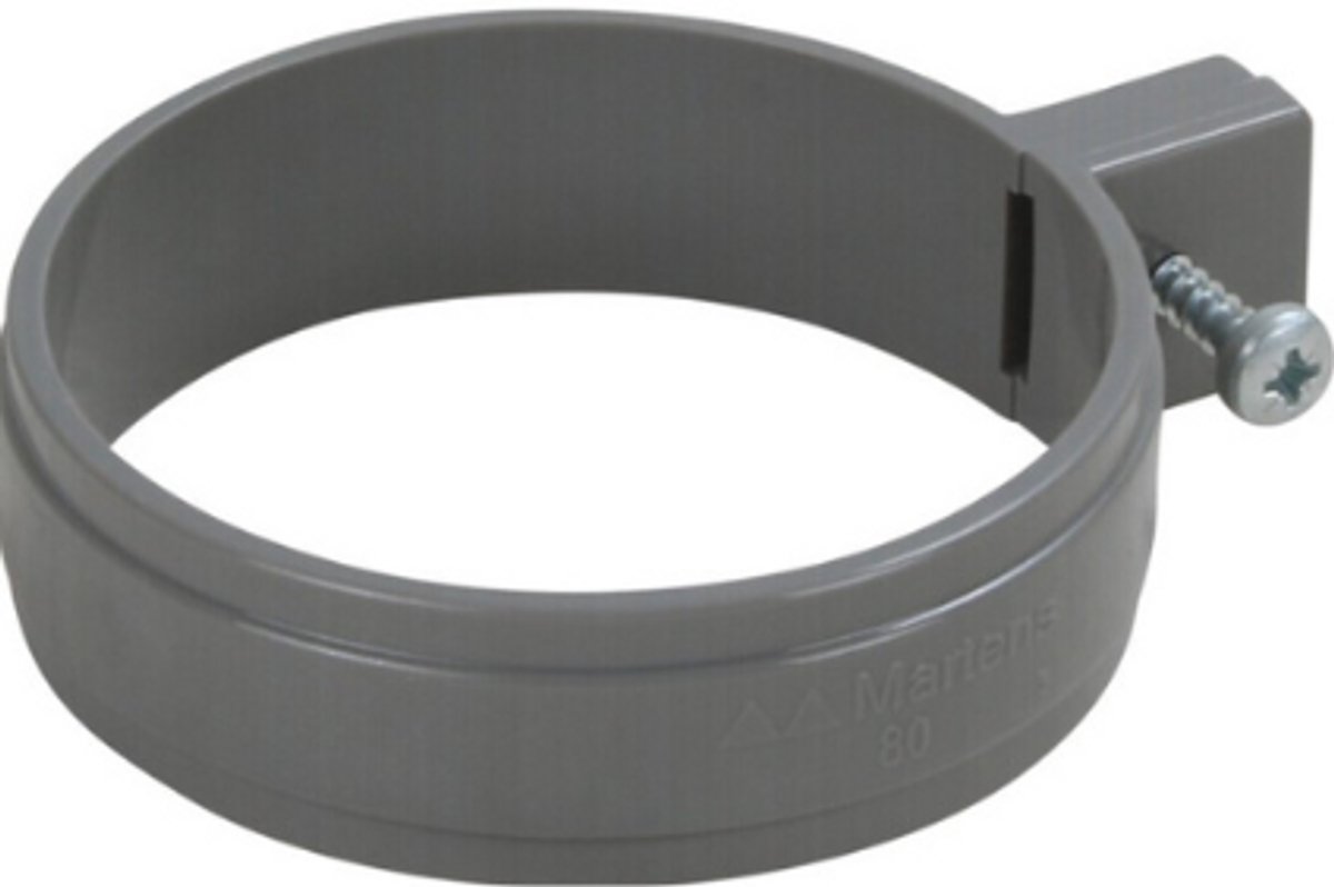 Regenpijpbeugels compleet - regenpijpbeugel voor PVC - Ø 80 mm