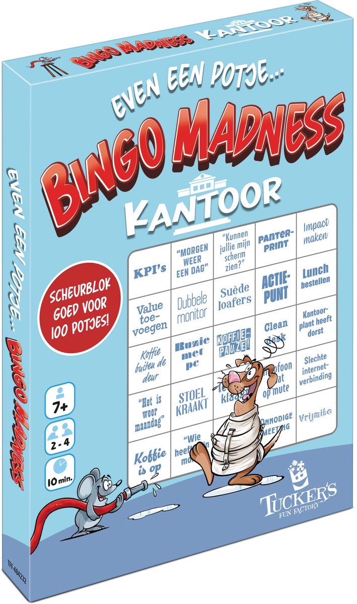 Tucker's Fun Factory bingo spel kantoor editie - gezelschapsspel.