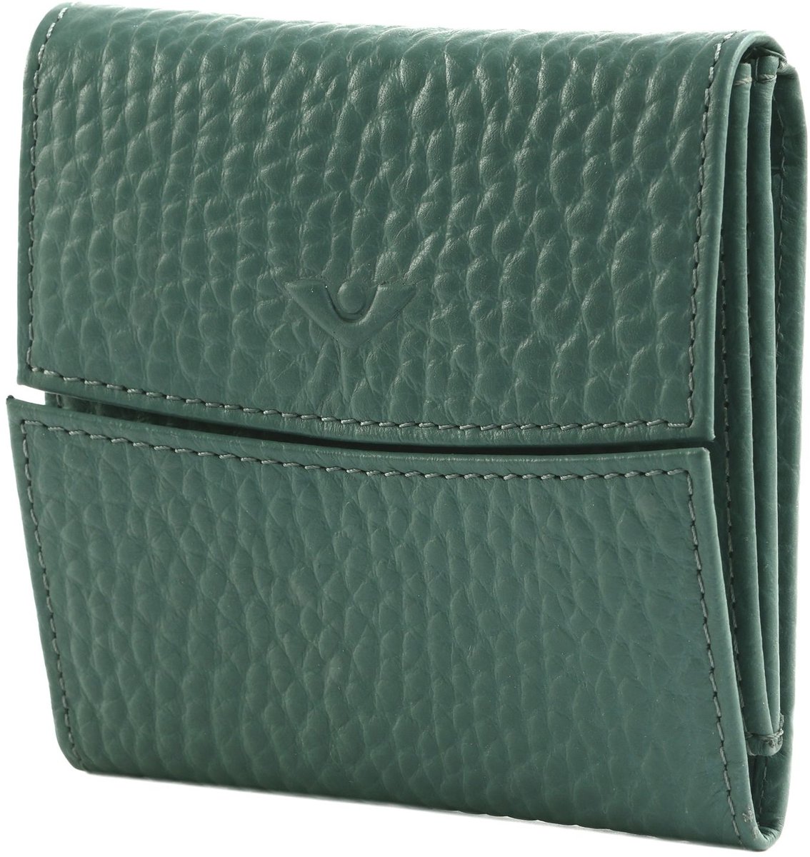 VOi Leren portemonnee Olena Wallet Mint blauwgrijs