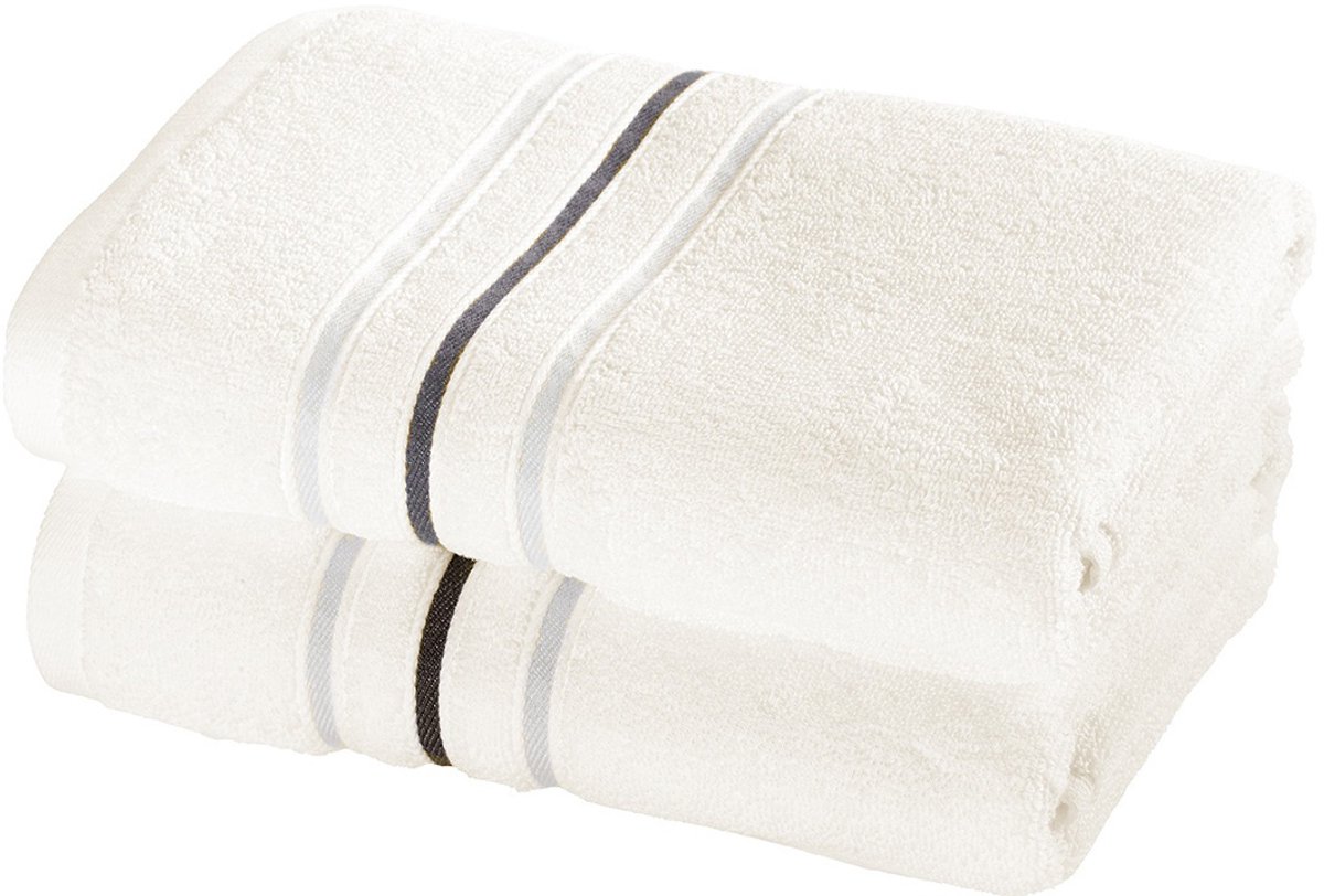 Moodit Handdoek Empress Vanilla - set (2 st.) - 50 x 100 cm - Katoen