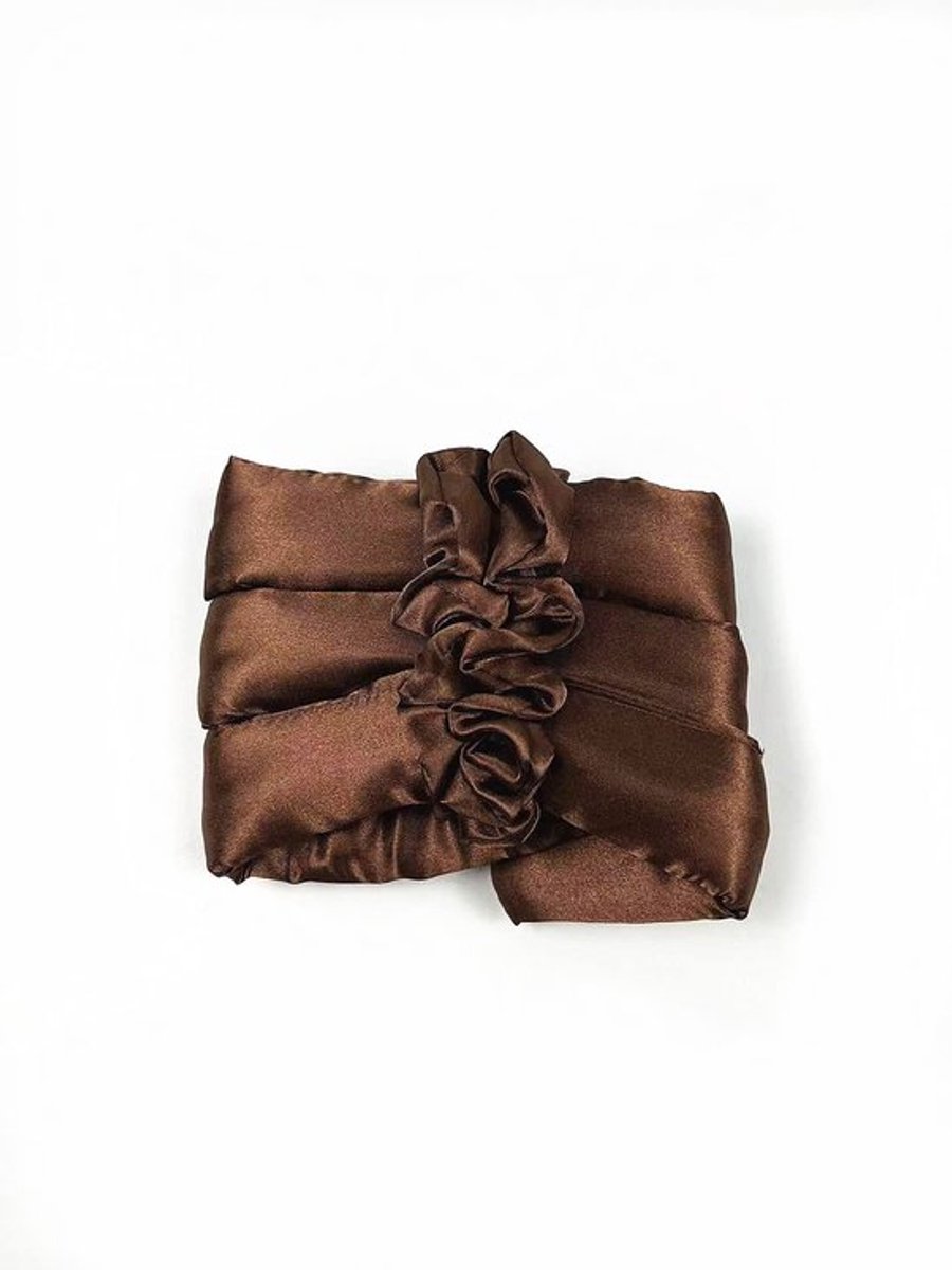 Curling Hoofdband - Hitteloos Haar Krullen - Zacht Schuim - Koffie - Haar Styling Tool - Geschikt voor Vrouwen - Comfortabel en Veilig