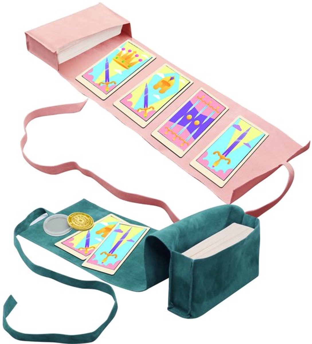 Tarottassen Set van 3 - Tarotaccessoires - Kaarthouder - Stof - Oracle Deck - Geschikt voor tarotkaarten