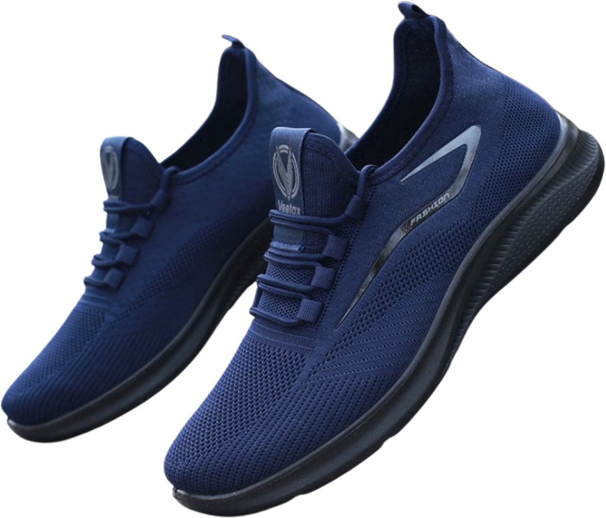 Currero Schoenen Heren Sneakers Comfortabel Wandelschoenen Casual Volwassenen 44.5 Blauw
