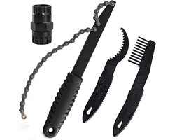 SnelShoppen - Fietskettingwhip met Tandwieltrekker, Crank Trekker Kit, Fiets Cassette Trekker, Hoogwaardige Carbon Staal, Voor 7-12 Versnellingen, Onm