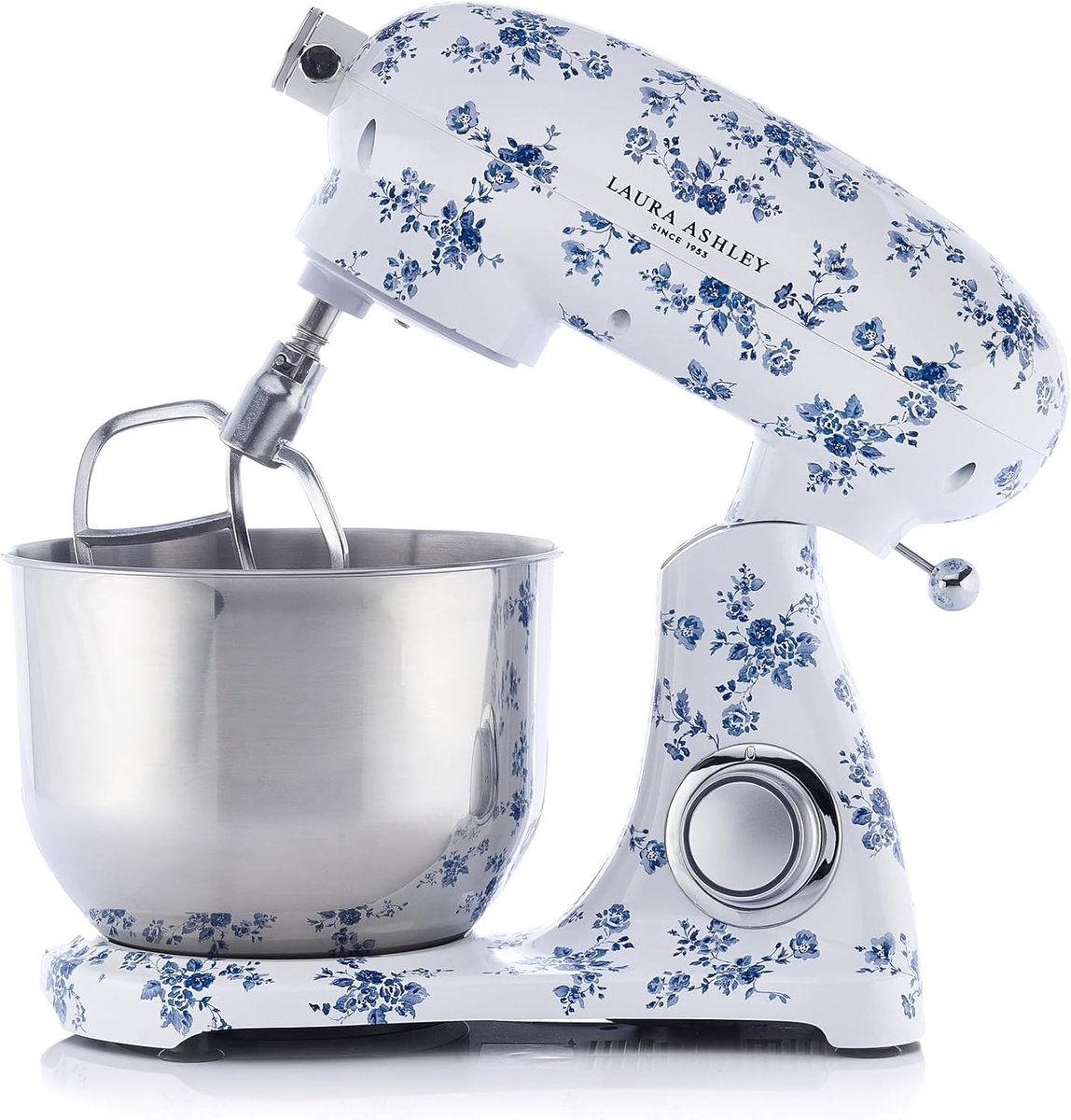 SnelShoppen 6L Handmixer met 10 Snelheden Pulsefunctie 1800 Watt Motor Roestvrijstalen Kom Gemakkelijk Schoon te Maken Keuken Mixer voor Koken