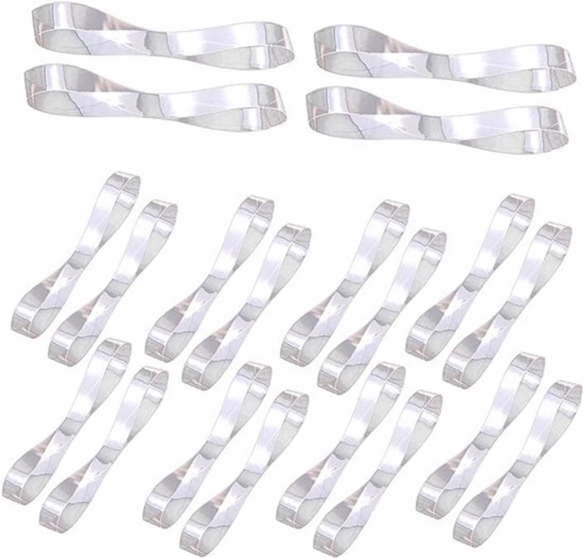 Schoenbanden Antislip - 10 Paar Transparante Schoenbanden - Verstelbare Schoenriemen - Lichtgewicht - Geschikt voor Hakken en Dansschoenen - Duurzaam en Onzichtbaar - Schoenstraps