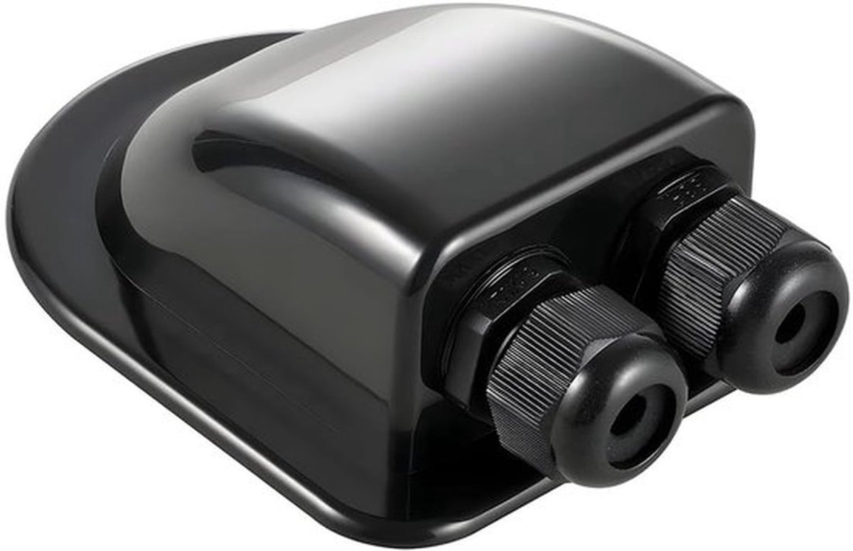 Ingangskabel - Zonne-kabeldoorvoer - Waterdicht IP68 - Zwart - Voor Camper - Caravan - Boot