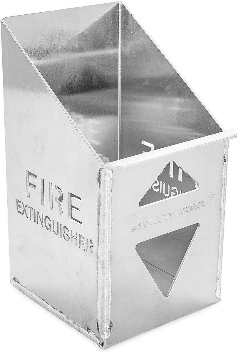 SnelShoppen - Aluminium Brandblusser Houder voor Aanhangwagen/Garage - Veilig en Duurzaam - Voor 5 lbs. Brandblussers - Eenvoudige Installatie