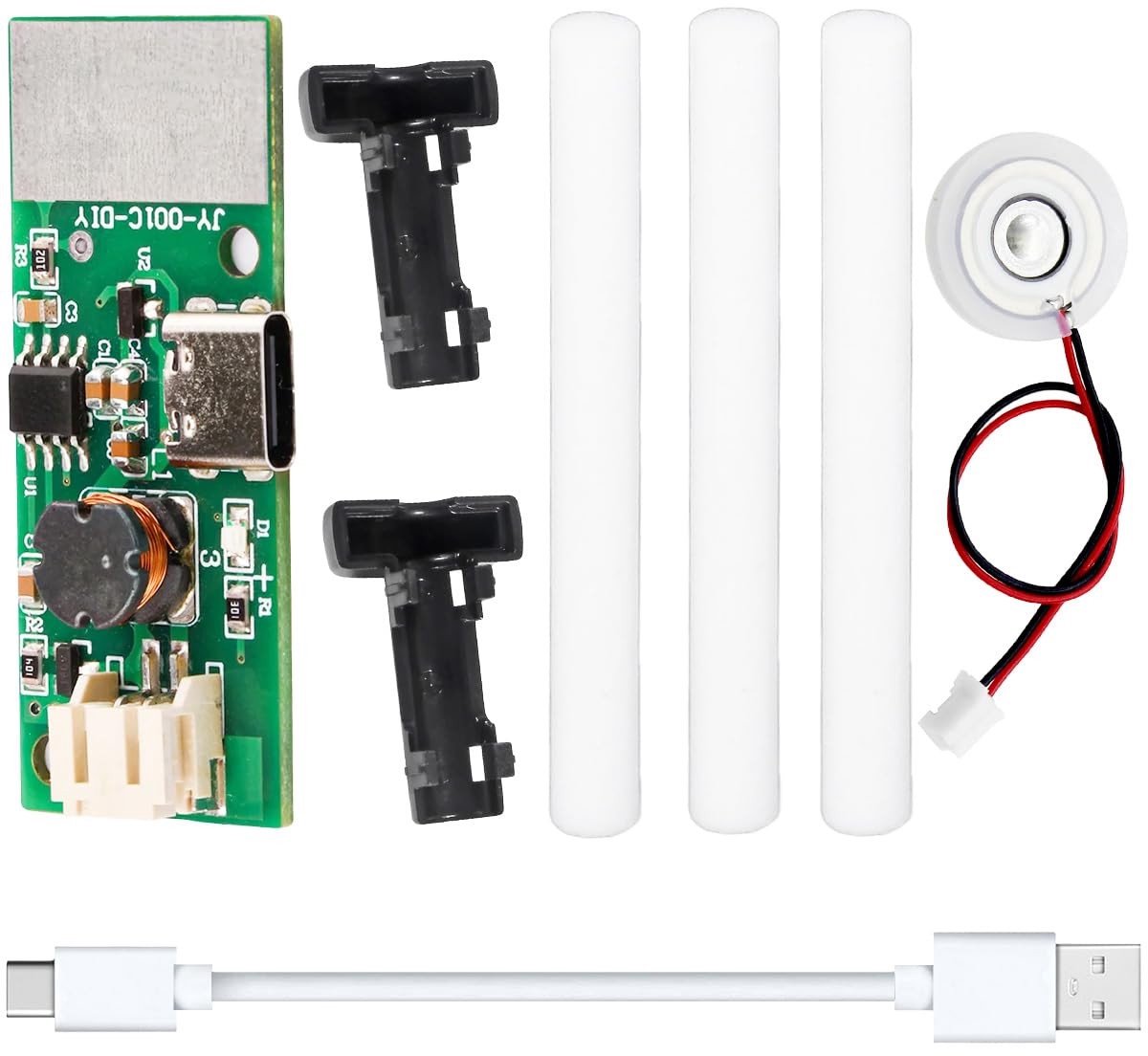 Ultrasone Atomizer en Vernevelaar Module met Type-C USB en Aanraakschakelaar voor Vochtbestrijding en Mistproductie