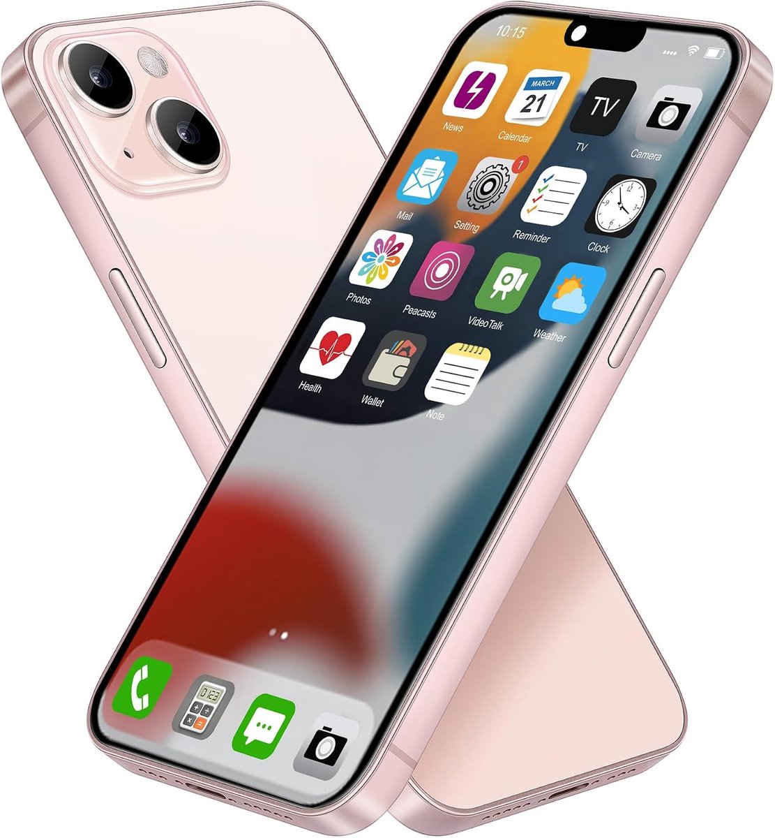Mobiel nep telefoon model - metallic replica 1:1 voor Phone 13 - ideaal als speelgoed voor kinderen - ShopVlot