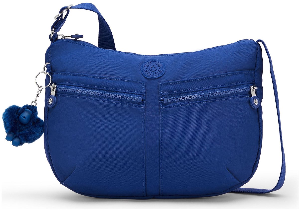 kipling schoudertas Izellah Crossbody Blazing Blue blauw