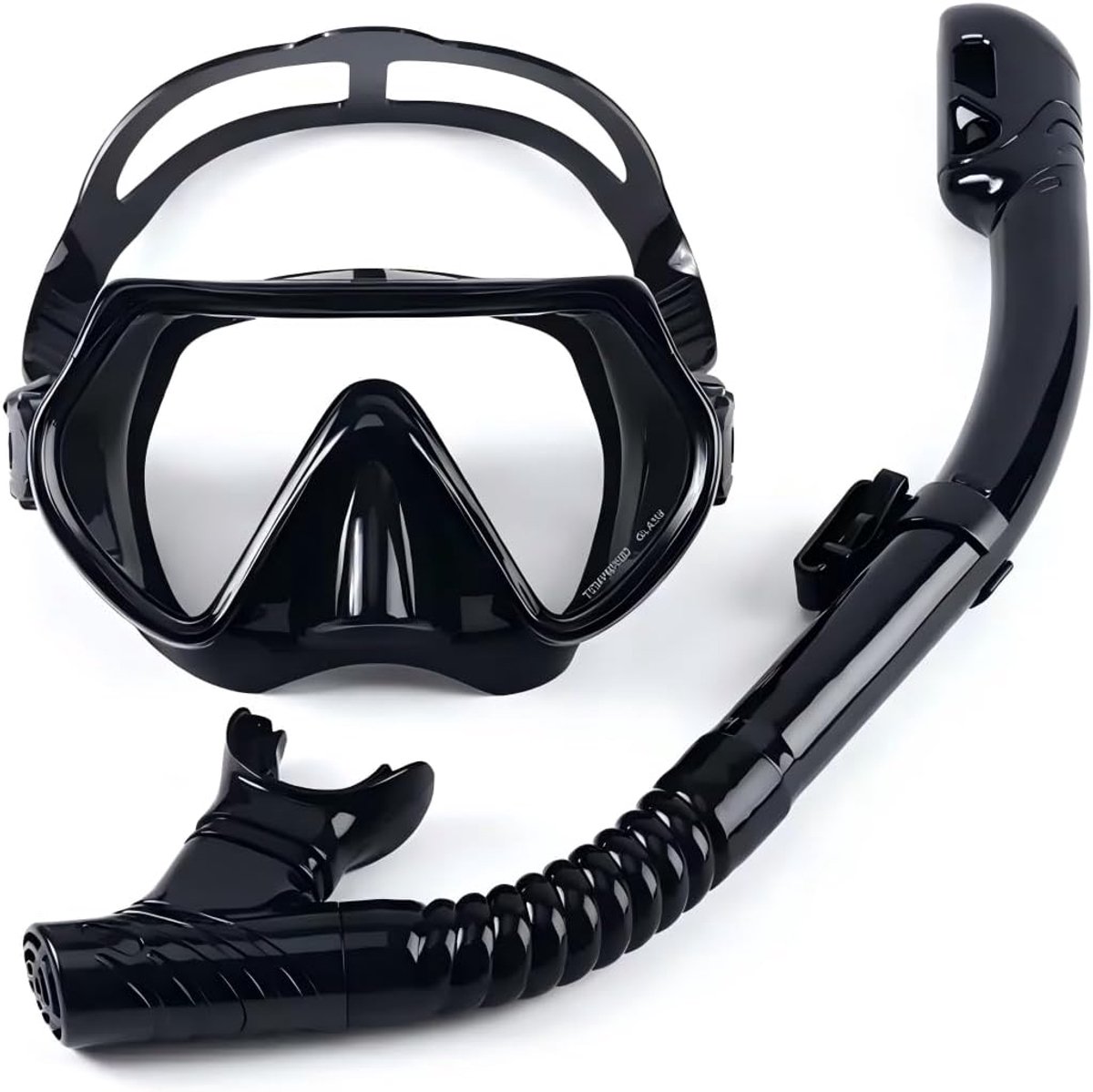 SnelShoppen - Volwassen Duikuitrusting Duikbril met Snorkel Droge Top Snorkel Set Duikmasker Snorkelset voor Mannen en Vrouwen - Ideaal voor Onderwate