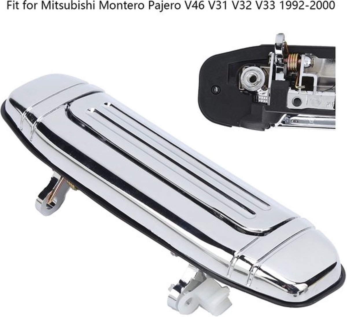 Deurklink Vervanging - Externe Deurhendel - ABS Materiaal - Rechtsvoor - Compatibel met Montero/Pajero V46 V31 V32 V33 - OEM MR156876 - Deurgreep