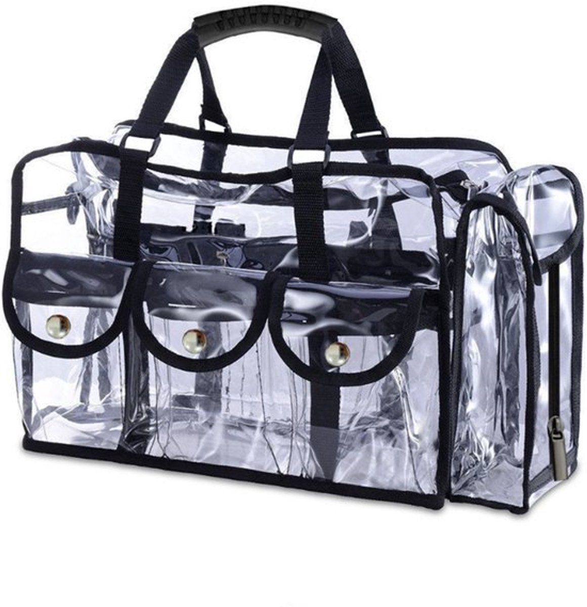 Transparante make-uptas, waterdichte zwemtas, toilettas, strandtas, grote cosmetische tas, grote opbergtas