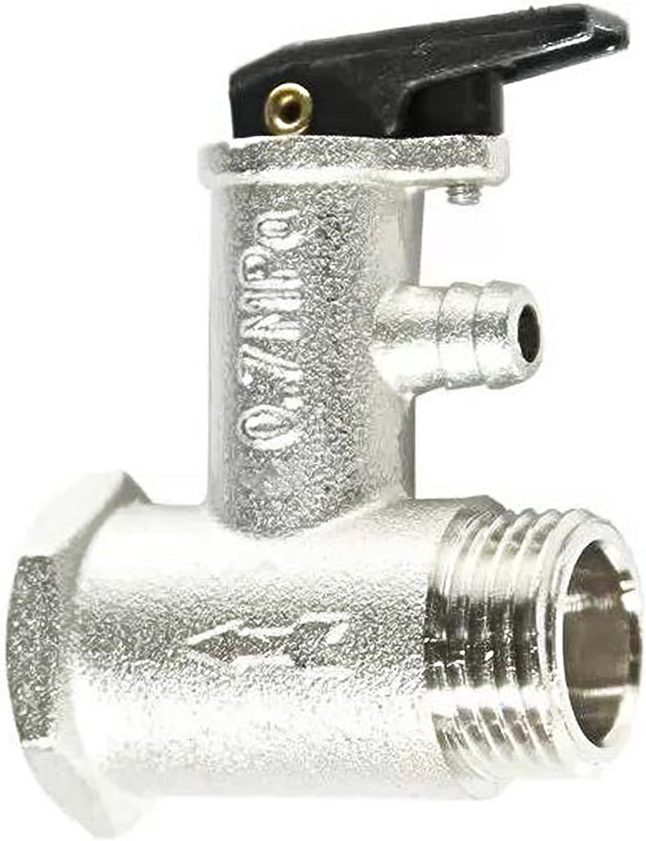 Veiligheidsventiel met Messing Draad, 0.7MPa 1/2 Inch, Drukontlastingsventiel voor Boiler en Warmwaterkoker