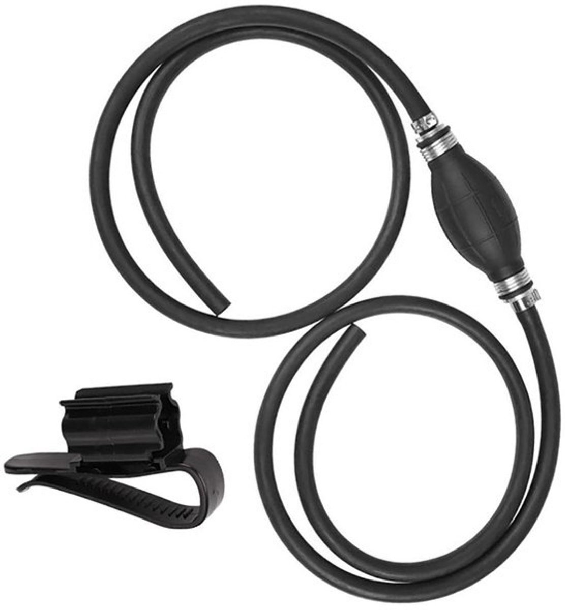 Brandstofpomp Elektrisch - Handoverdracht Brandstofpomp - 8mm Slang - Brandstofleiding - Handprimerlamp - Corrosiebestendig Rubber - Sifonpomp