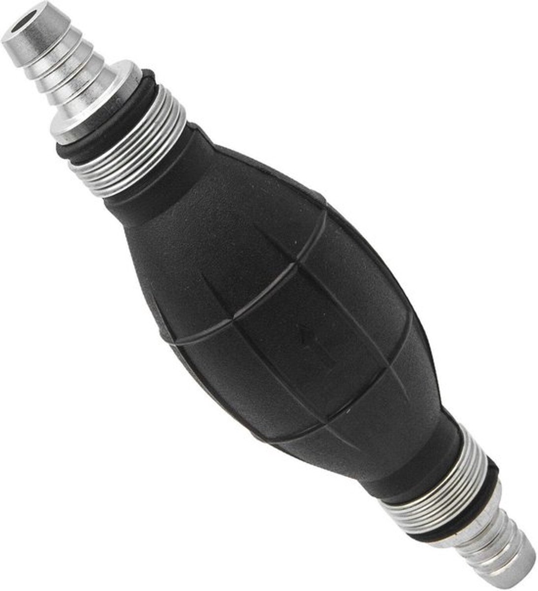 Handsifon Brandstofoverdrachtslangpomp - Handmatige brandstofpomp - Draagbaar - Zwart rubber - Vloeibaar water - Ideaal voor onderweg - C...