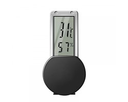 Thermometer Digitale Temperatuurmonitor - Hygrometer - Voor Reptielen - Hoge Gevoeligheid - Met Zuignap - Terrarium Gebruik - Klimaatmeter