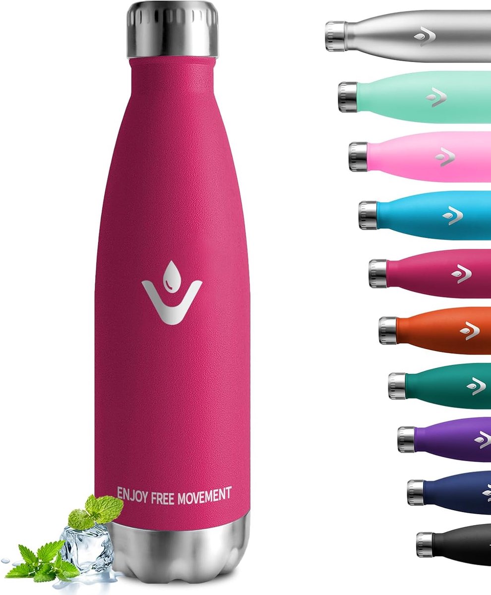 Thermosfles 750 ml - RVS - BPA-vrij - Ideaal voor kinderen en outdoor - m-winkel