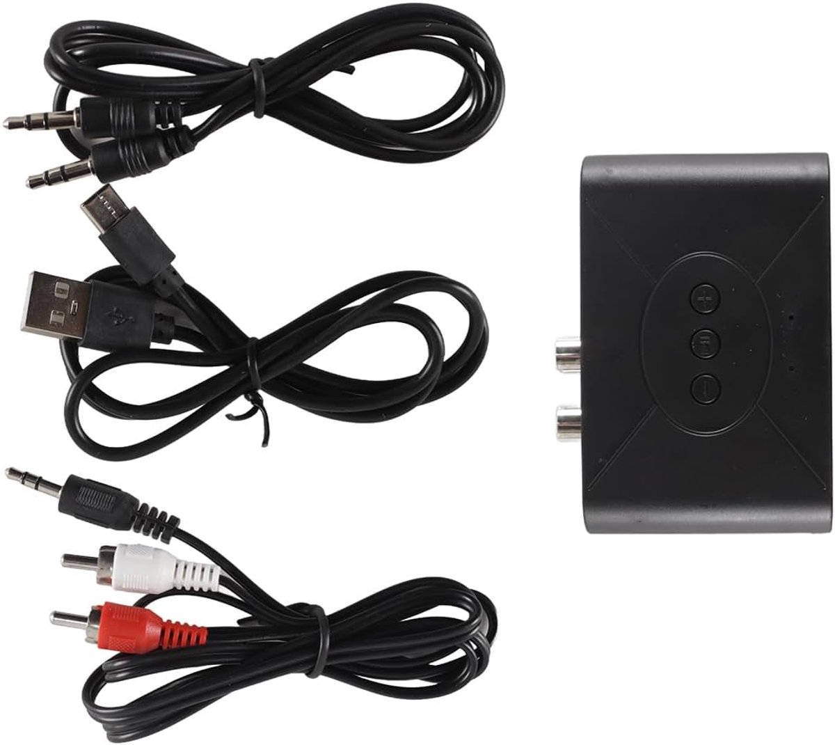 SnelShoppen - Bluetooth 5.3 Audio Receiver - Draadloze RCA Bluetooth Adapter voor Auto Stereo Speakers - Muziek Streaming zonder Kabels