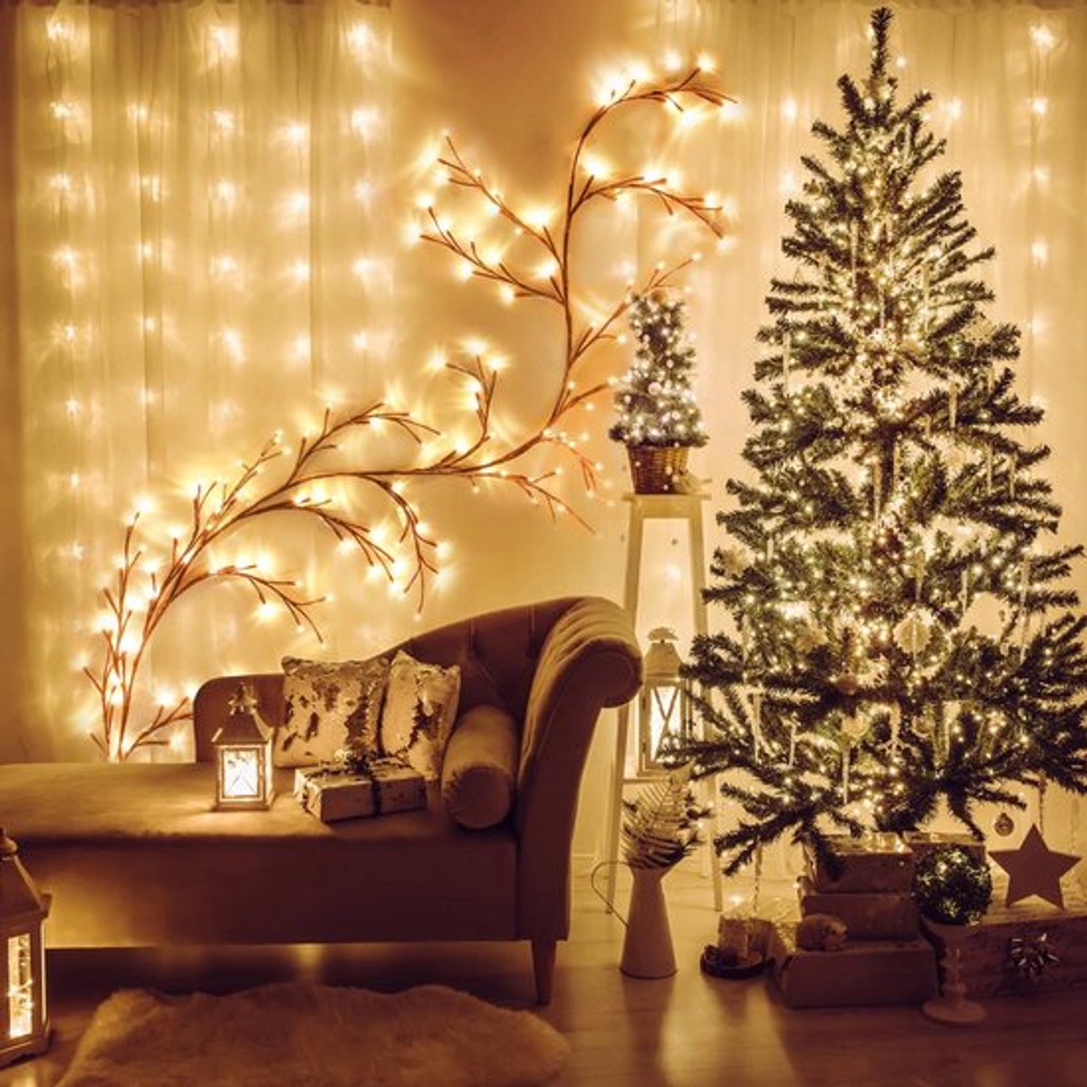 Willow Vine String Lichten - LED Boom Verlichting - Buigbare Takken Decoratie - Slaapkamer