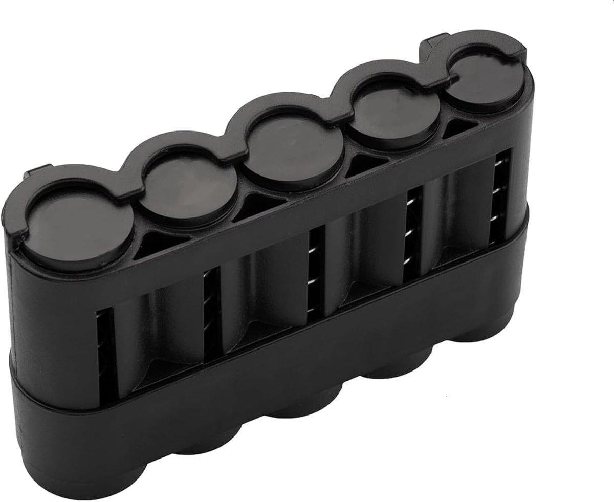 SnelShoppen - Coin Holder - Moulded Plastic - Voor 5 verschillende munten - Handig voor catering en taxi - Inclusief bevestigingsclips - Ideaal voor b