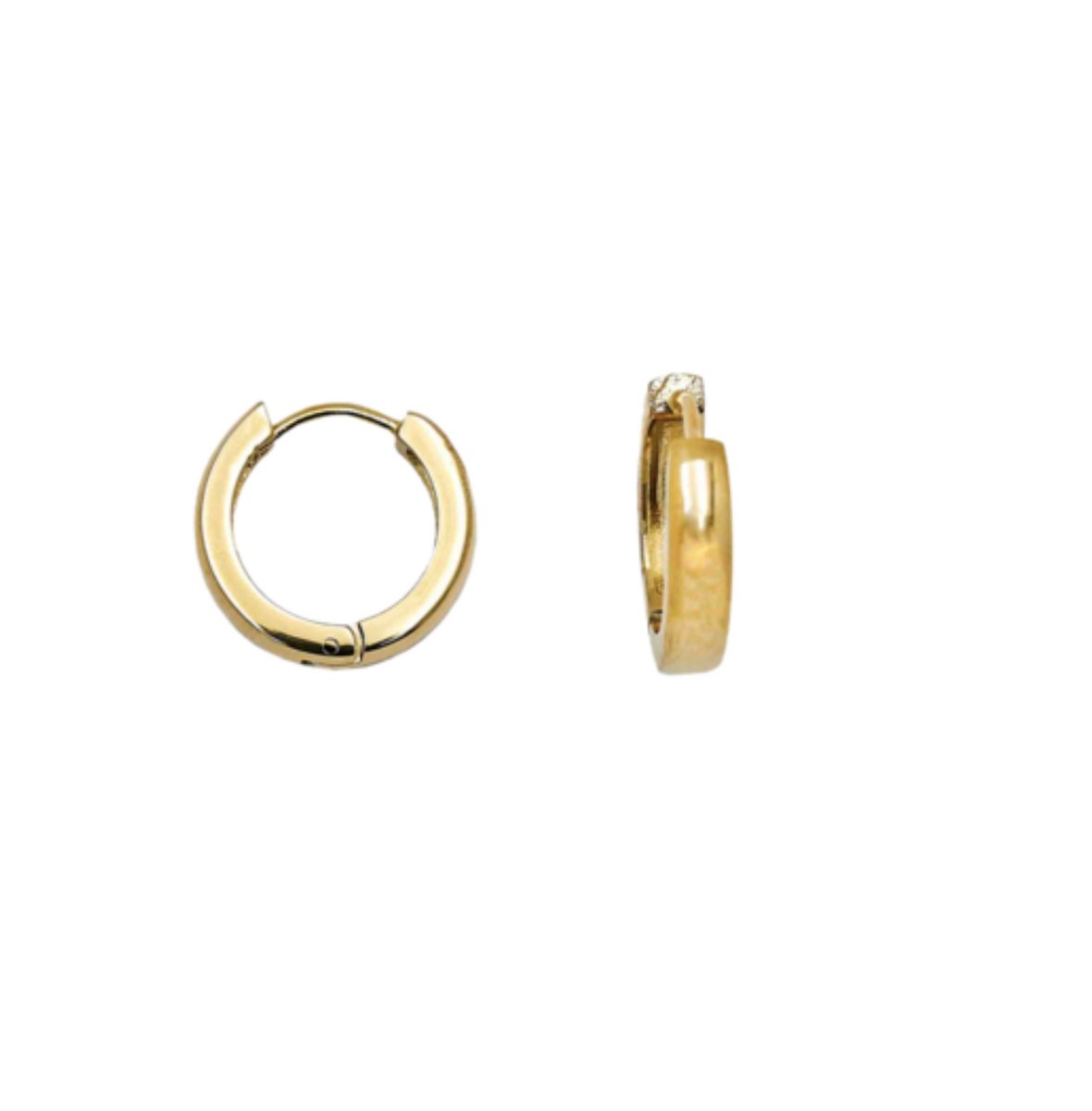 Bauer Basics - oorring goud - small dik