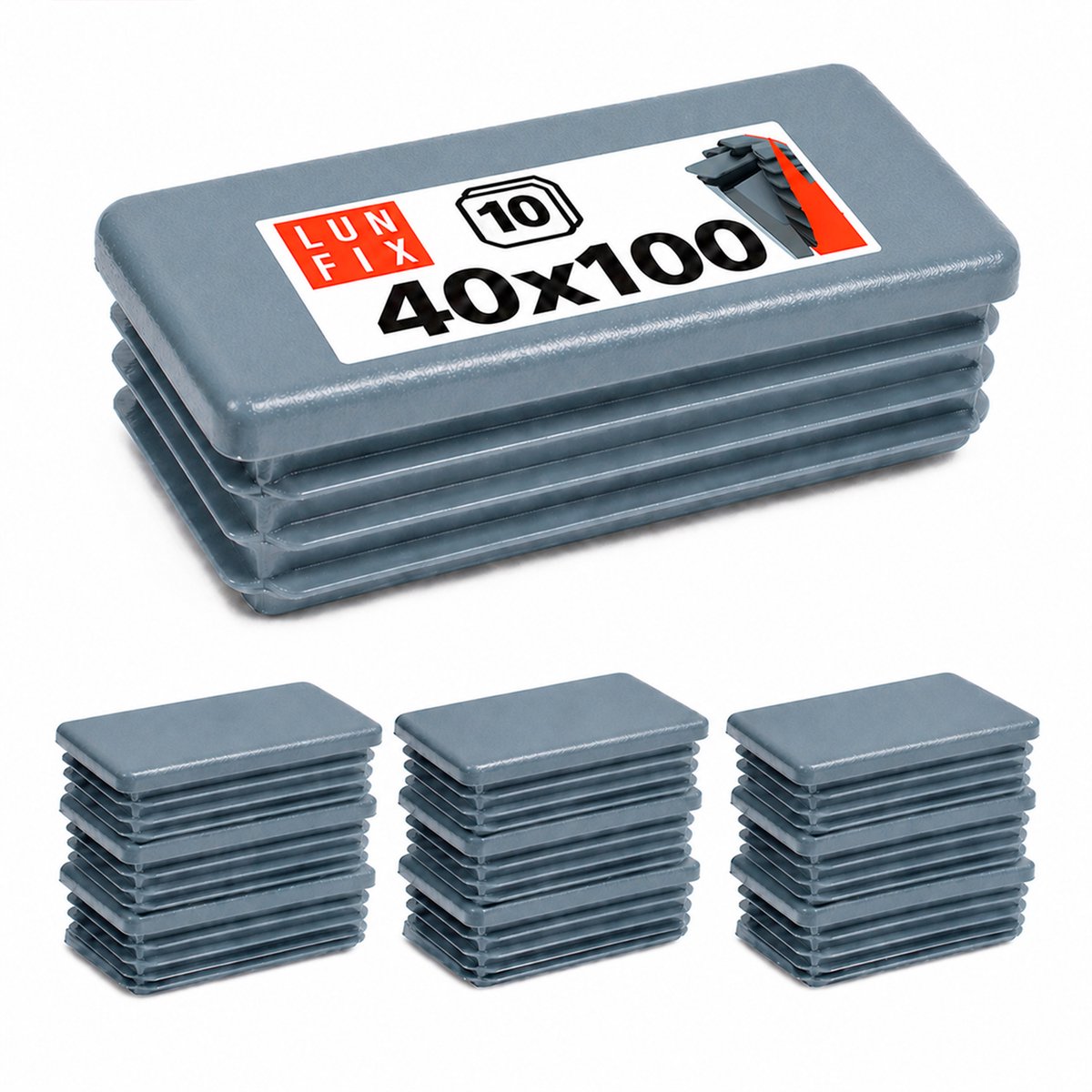 LUN FIX - Meubel vlakverbinder - 58x14x1,5mm - 1 stk