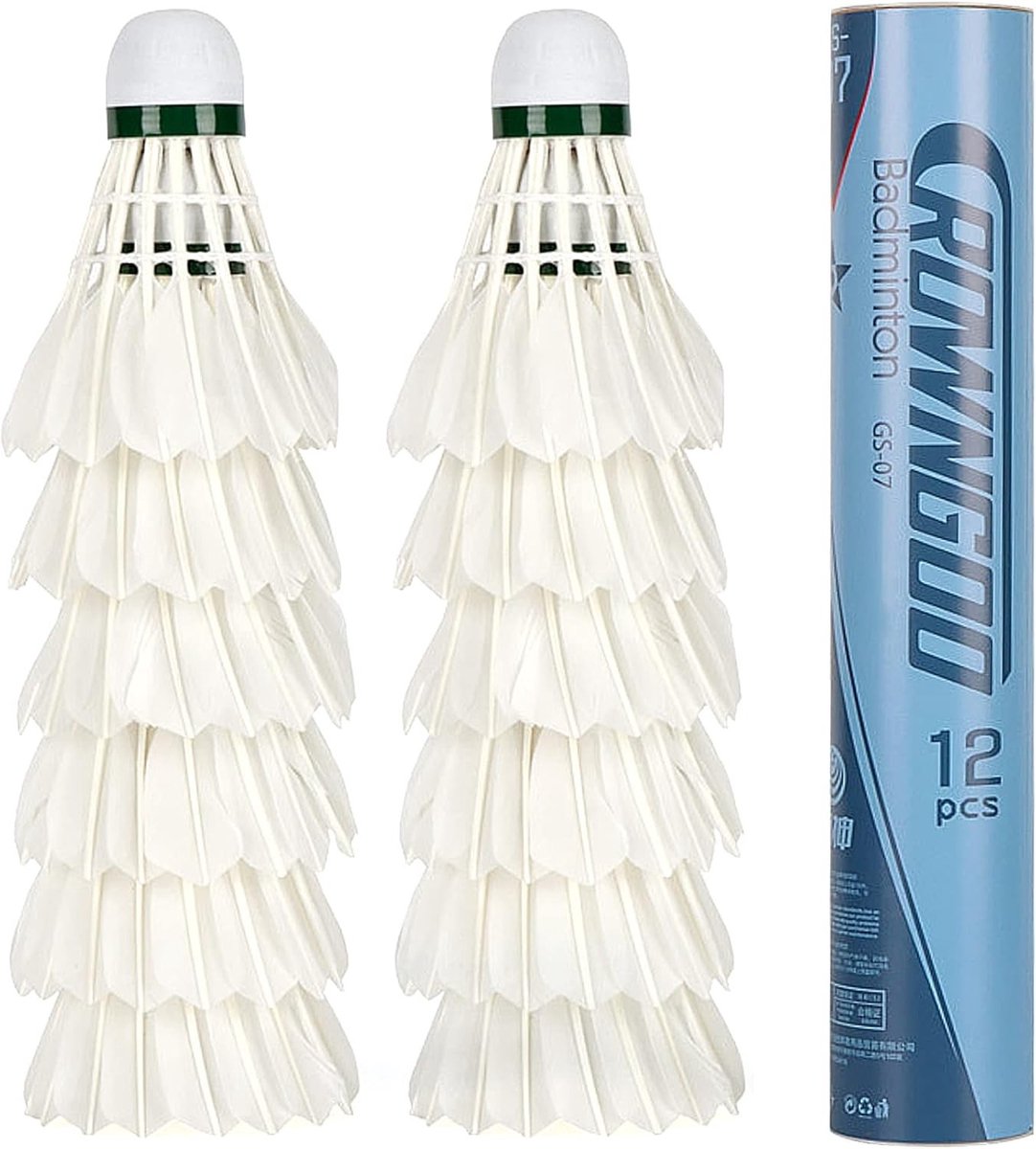 Hoge stabiliteit en duurzaamheid badminton shuttlecocks voor professioneel trainen en buitensporten