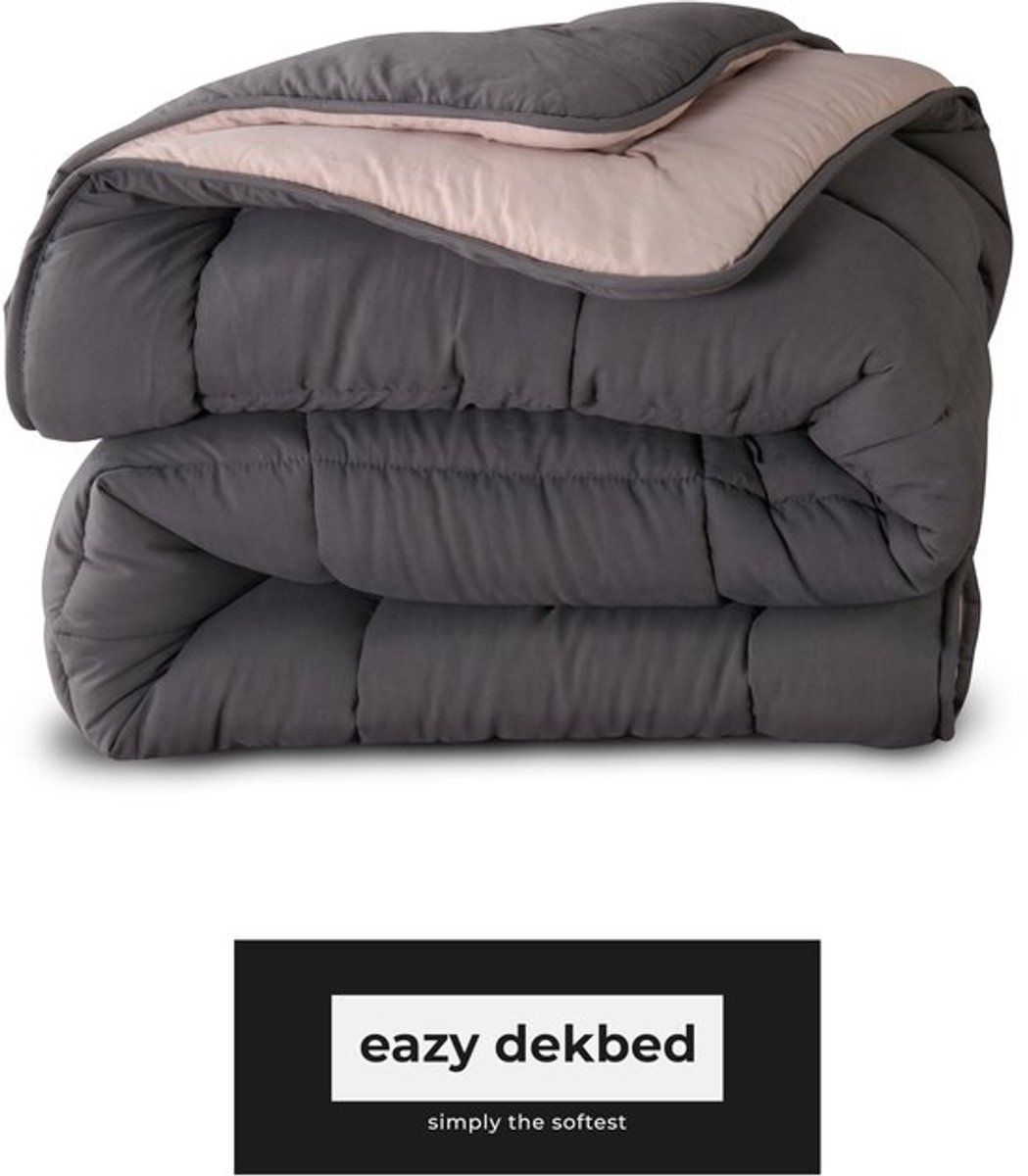 Dekbed zonder Overtrek 200x200 cm - Anti-Allergie - Hoesloos Dekbed - Gekleurd Dekbed - Zomerdekbed/Winterdekbed - 30 Dagen Proefslapen - Tweepersoons Dekbed