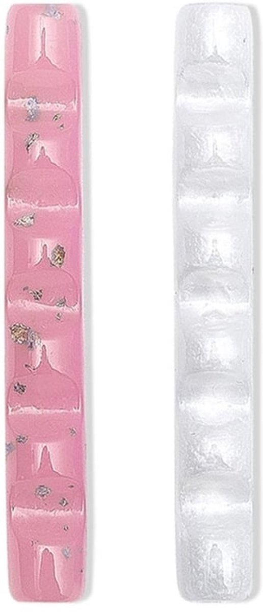 Nagelkwastenhouder Acryl - Organizer voor Nagelverzorging - Geschikt voor Thuis/Salon - Maximaal 5 Borstels - Duurzaam en Onderhoudsvriendelijk - Nagelborstelhouder