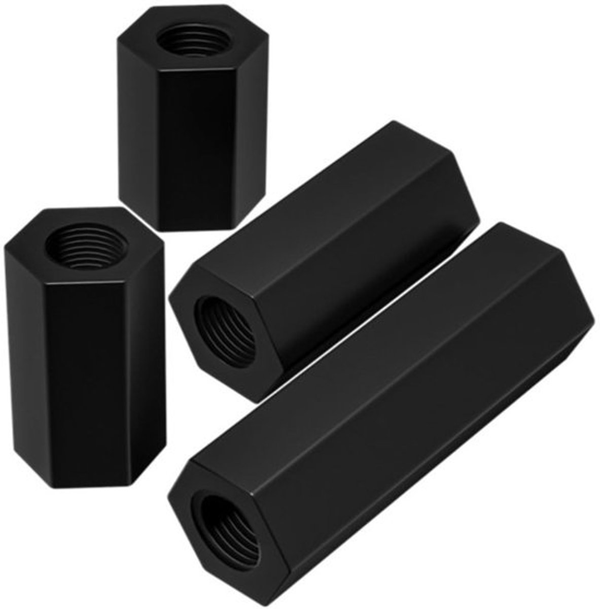 M3 Vrouwelijke naar M3 Vrouwelijke Standoff Spacer - Nylon Zwart - Duurzaam en Isolerend - 100 Stuks - Voor Electronica Projecten - 8mm 1...