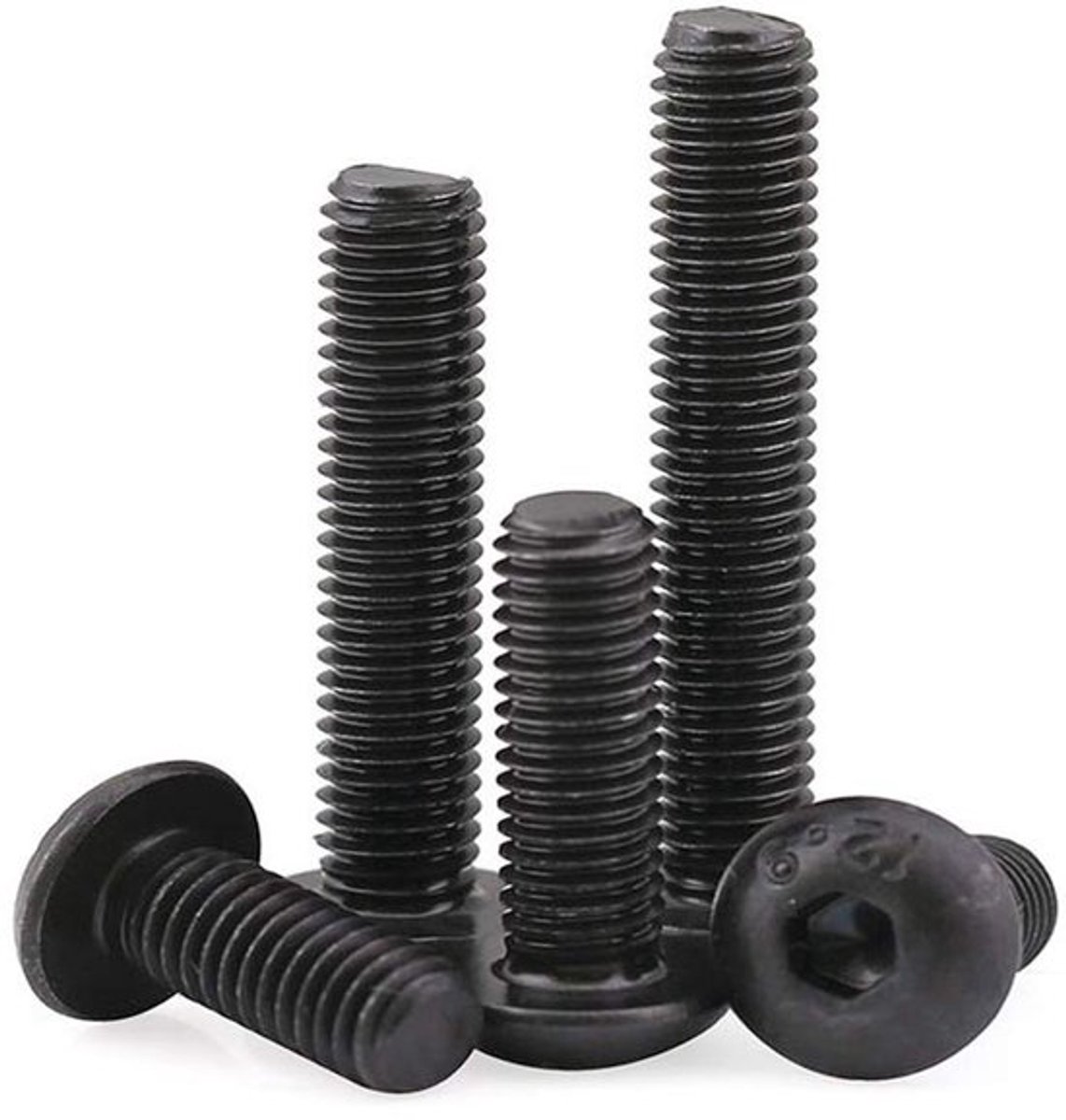 Machineschroeven Hex Dome - Bouten - M3×12mm - 30 stuks - 12,9 Koolstofstaal - Corrosiebestendig - Robuust en betrouwbaar - Schroeven
