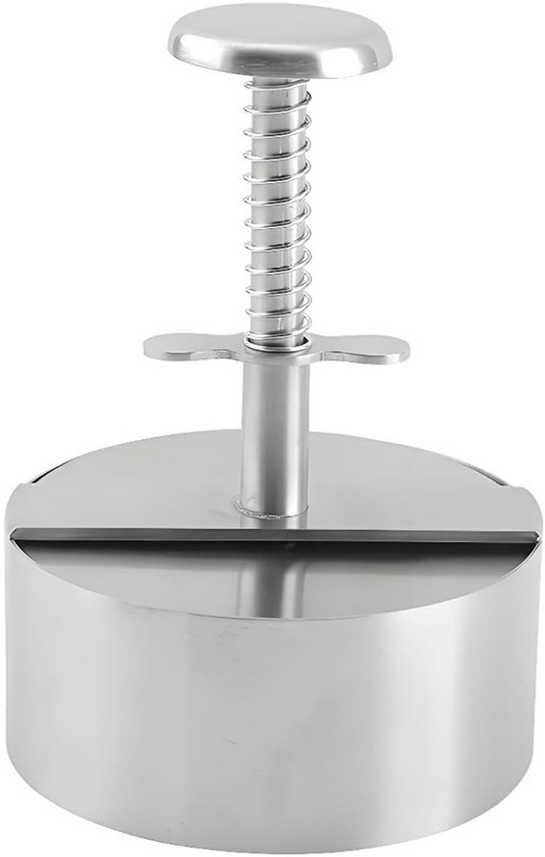 RVS Hamburger Patty Maker voor Grillen en Koken