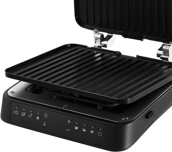 ApexArte® Elektrische Grill - Contactgrill Panini - Snelle Maaltijden - Dubbele Grill Oppervlak — afbeelding 4